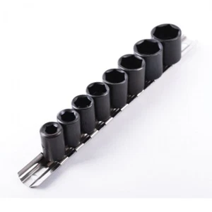 9pc Shallow Impact Socket Set 3/8" inch Drive Metric Automotive Mechanic - Picture 1 of 1