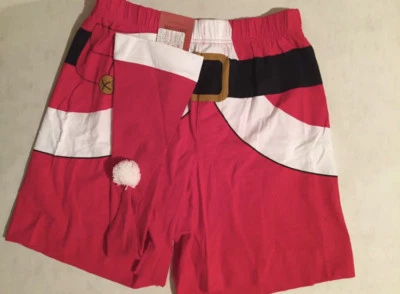 MOSSIMO PEQUEÑO 28/30 Navidad 2 piezas calzoncillos boxer ropa interior y gorra Santa sombrero pantalones cortos  Foto 1 de 4