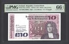 Ireland 10 Pounds 13-10-1981 P72a Uncirculated Grade 66