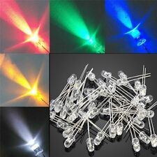5mm Round Red/Green/Blue/Yellow/White/Purple Water Clear LED Diodes Light Kit