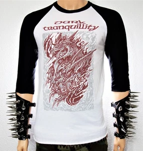 DARK TRANQUILITY (dragon) baseball style official Band T-Shirt - Picture 1 of 4