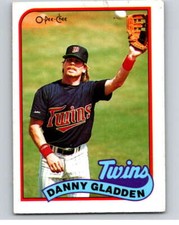 1989 O-Pee-Chee Baseball #387 Dan Gladden  Minnesota Twins V96221