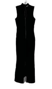Ralph Lauren Sport Womens Black Zip Front Sleeveless Ski Jumpsuit Snowsuit Sz 6 - Picture 1 of 9
