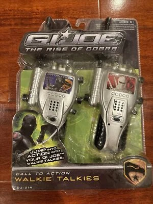 BRAND NEW GI Joe The Rise of Cobra Call to Action Walkie Talkies FREE SHIPPING - Image 1 of 3