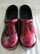 dansko wildflower patent leather