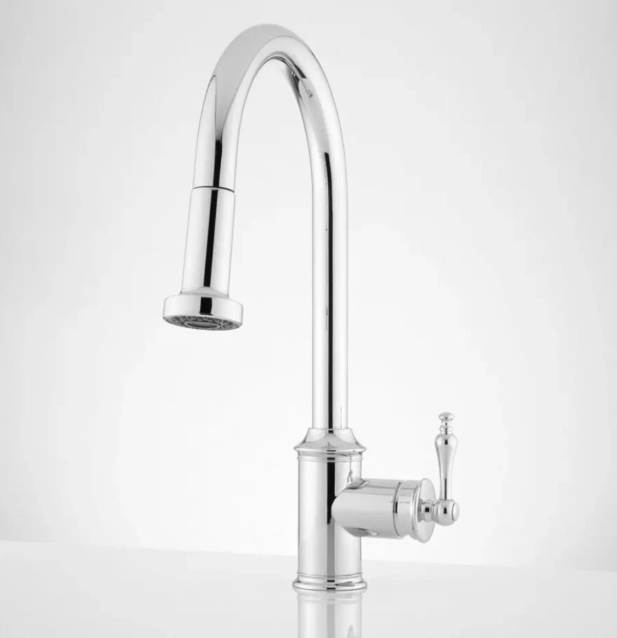 Signature Hardware SH349716CP Southgate Pulldown Kitchen Faucet in Chrome - Image 1 of 1