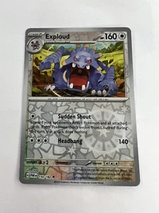 Exploud 150/182 Uncommon Paradox Rift Eng Pokemon TCG Reverse Holo - Picture 1 of 2