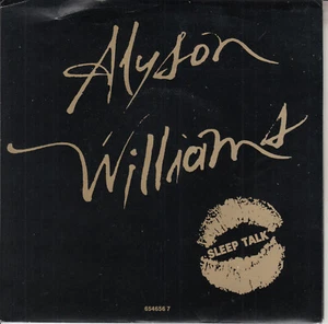 ALYSON WILLIAMS Sleep Talk PICTURE SLEEVE Promo 7" 45 rpm vinyl record NEW - Picture 1 of 4
