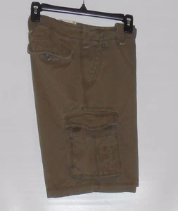 Arizona Boys Husky Cargo Shorts Deep Olive Size 12H NWT - Picture 1 of 2