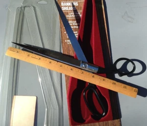 Vintage NOS Clauss 3762 "Bankers Shears" 12" inch scissors RIGHT HANDED - Picture 1 of 13