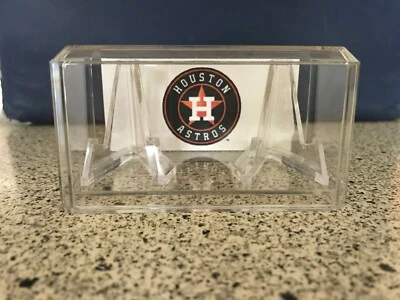 Houston Astros Custom World Series Championship MLB Baseball 2 Ring Display Case - Image 1 of 2