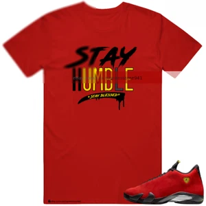 Shirt To Match Air Jordan 14 Ferrari - Picture 1 of 53