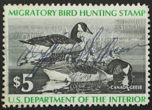 U.S. Used Stamp Scott #RW43 $5 Federal Duck Hunting. Very Fine. Choice! - Picture 1 of 2