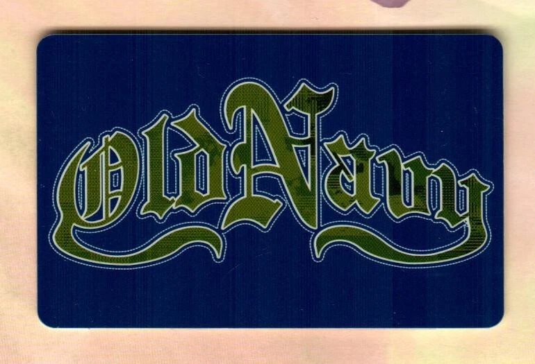 OLD NAVY Classic Logo ( 2005 ) Gift Card ( $0 ) - Image 1 of 1