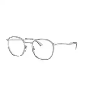 New Persol Rx Men's Eyeglasses Frame - 2469V 1101 - Silver Smoke (48-21-140) - Picture 1 of 7