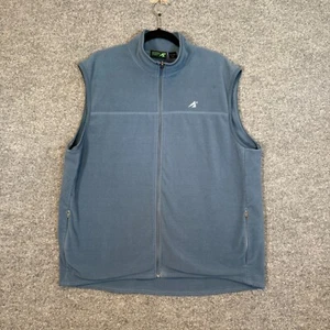 Eastern Muntain Sports Vest Mens XL Blue Fleece Zip Up Vest Hiking Gorpcore - Picture 1 of 9