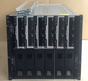HPE Synergy 12000 6x 480 Gen9 4.6TB RAM 192 Cores 2x 40GB VC's 10U Frame - Picture 1 of 2