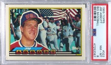 1989 Topps Big Jim Abbott #322 PSA 8