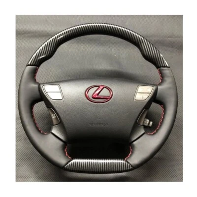 Lexus LS460 LS460L 2007-2012 HYDRODIP CARBON FIBER STEERING WHEEL - Image 1 of 4