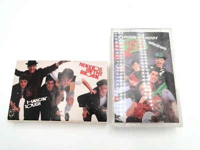 New Kids On The Block Single Cassette Tape Hangin Tough And Merry MerryChristmas - Image 1 of 4