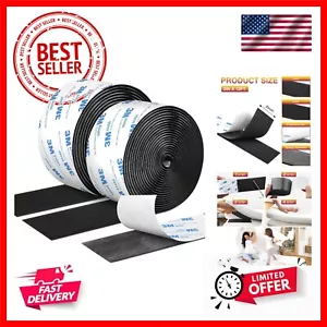 Heavy Duty Double-Sided Adhesive Strips, Strong Sticky Back Fastener Roll, Cu... - Picture 1 of 9