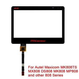 Touch Screen Digitizer Panel Replace For Autel Maxicom 808 Series MK808 MX808 US - Foto 1 di 3