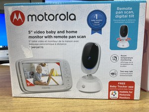 motorola 5 video baby monitor with remote pan scan