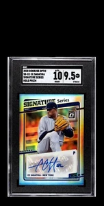 CC Sabathia SGC 10 9.5 Signature Series Auto SS-CC Optic Holo Prizm 2020 Yankees - Foto 1 di 3