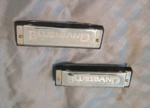 HOHNER INTERNATIONAL BLUESBAND HARMONICA EASY REEDING & GREAT  MUSIC PAIR (2) - Picture 1 of 15