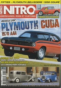 Nitro Nr. 276 06/2015 PLYMOUTH CUDA 1970 FORD 32 TUDOR LIMOUSINE & B400 CADILLAC 1941 - Bild 1 von 1