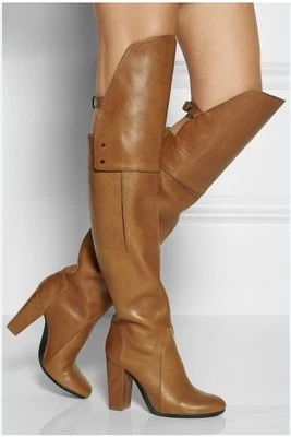 3.1 Phillip Lim Ora Over The Knee Boot Peanut Size 37 - Image 1 of 4