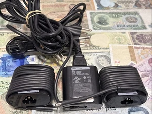 Lof of 3 Genuine Dell 45W USB-C Charger DA45NM180 036HFH W/ Supply Cord - Picture 1 of 7