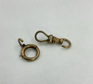 ORO ROSA 12K - CLIP PER CANI E ANELLO A MOLLA PER CATENA OROLOGIO (J1522) - Foto 1 di 9