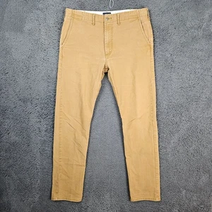 Levi Strauss & Co Herren Chinohose Khaki Hellbraun Gerades Bein Freizeithose 33x34 - Bild 1 von 10