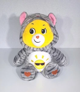 Care Bears Funshine Bear Kitty Cat Hoodie Sun Yellow Stuffed Plush Toy 12" EUC - Picture 1 of 11