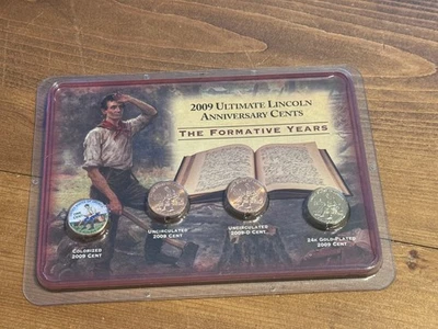 2009 Ultimate Abraham Lincoln Anniversary Cents The Formative Years Coin Set - Image 1 of 4
