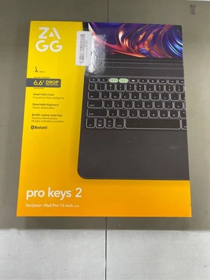 ZAGG Pro Keys 2 - Keyboard and folio case (folio cover) - backlit - wireless - B - Image 1 of 3