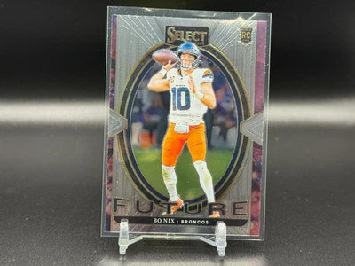 🔥 2024 Panini Select Bo Nix Rookie Future RC - #7🔥 - Image 1 of 2