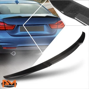 For 14-20 BMW 4-Series F32 F33 F36 Coupe Carbon Fiber Duck Bill Trunk Spoiler - Picture 1 of 7
