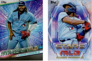 Lote de tarjetas Vladimir Guerrero Jr Topps 2023 y 2024 estrellas de MLB SMLB-19 conjunto combinado - Imagen 1 de 4