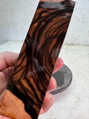 Mun Ebony Turning Blank or Knife Block (not stabilized) | ME 102 - Image 1 of 4