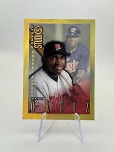 1998 Donruss Studio Proof Press Gold David Ortiz Rookie /300 RC Card Arias - Picture 1 of 6