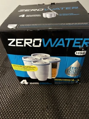 Zero Water 5 Stage Advanced Filtration Water Filters ZR-006 - 4 Pack  NEW SEALED - Image 1 of 4