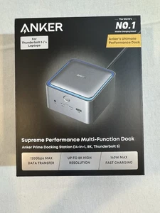 Stacja dokująca Anker Prime TB5 14-w-1 Thunderbolt 5 8K 120Gbps 140W ładowanie - Zdjęcie 1 z 2