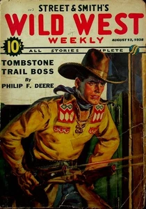 Wild West Weekly Pulp Aug 13 1938 Vol. 121 #5 GD - Picture 1 of 3