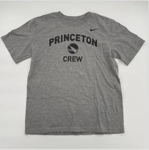 Princeton Crew Shirt Mens Medium Gray NCAA Rowing Nike University Classic Tee - Picture 1 of 7