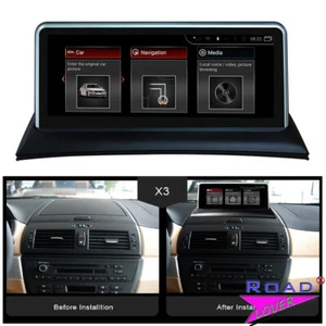 Für BMW X3 E83 2004-2010 Android 13 Head Unit Autoradio Radio GPS Navi WLAN BT - Bild 1 von 9