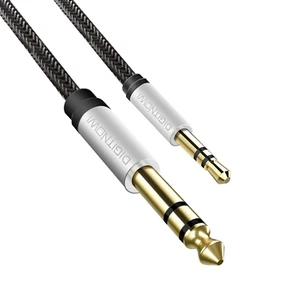 6.35Mm to 3.5Mm Male TRS Stereo Audio Cable, 6.6Ft - Picture 1 of 12
