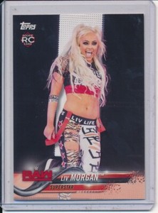 LIV MORGAN 2018 TOPPS WWE THEN NOW FOREVER RAW ROOKIE CARD RC #147
