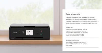 Canon PIXMA HOME TS8360 4-in-1 Wi-Fi Inkjet MFP Printer A4 CD PRINT 681 NO INK - image 1 of 3